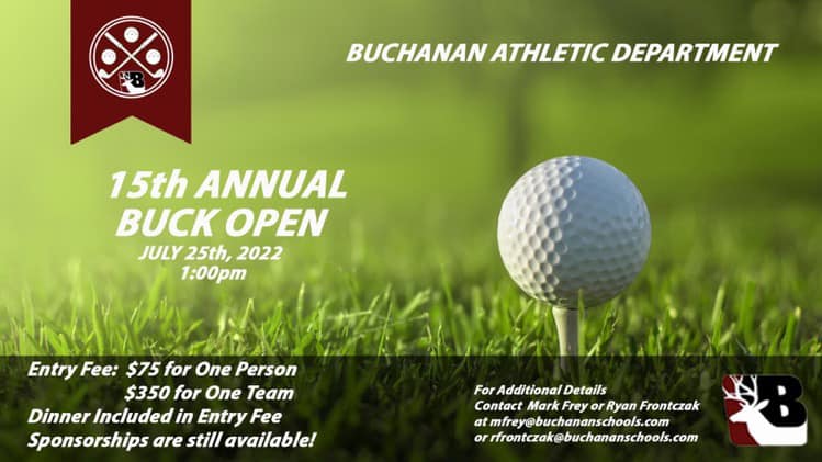 15th Annual Buck Open picture with Golf Ball