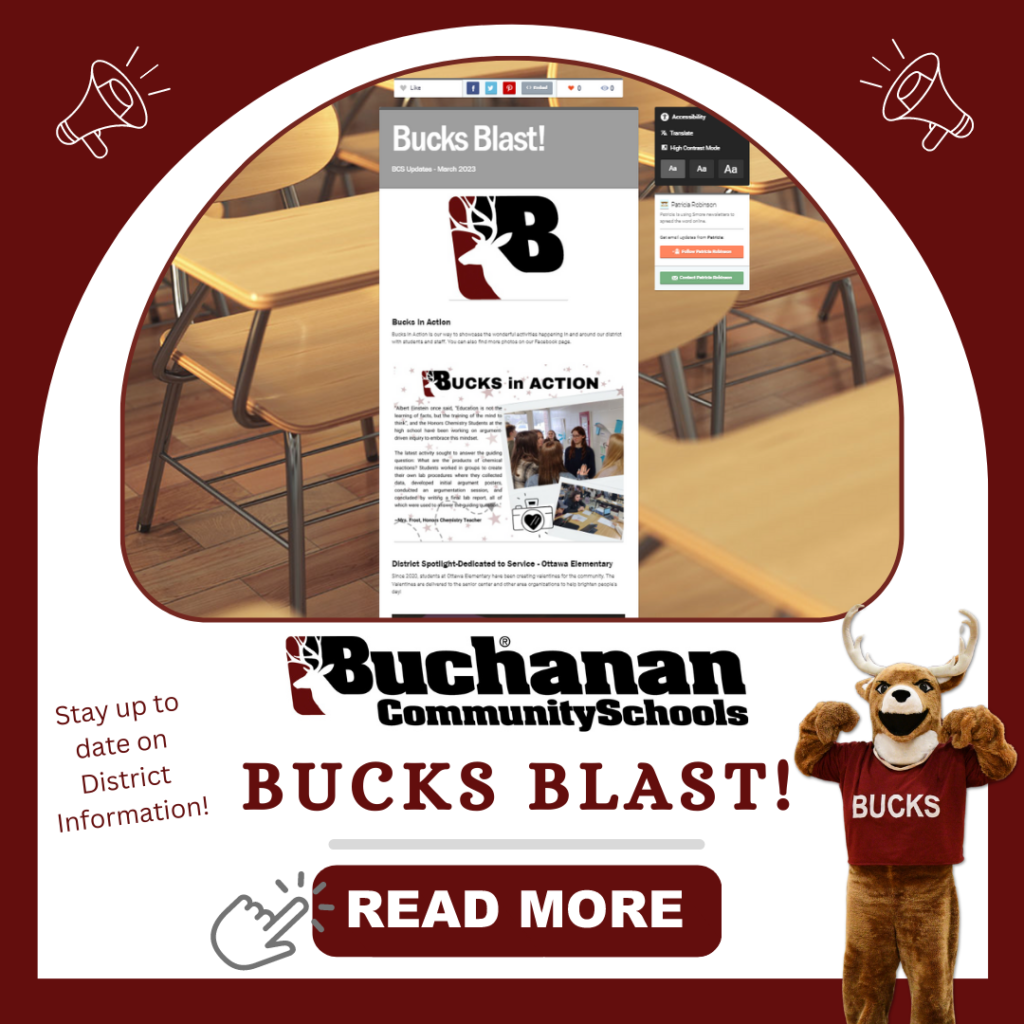 Bucks Blast Newsletter - March Image