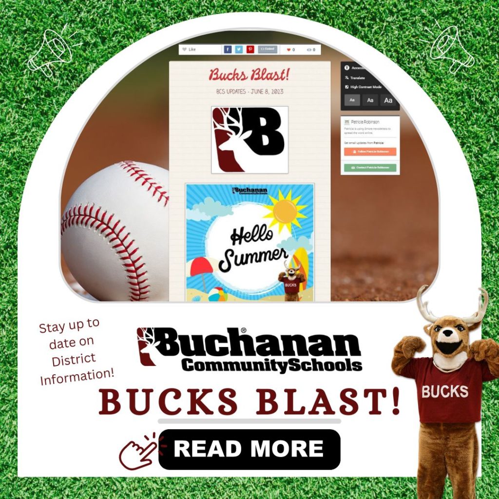 Bucks Blast 6-8-2023 - Stay up to date on district information. Click to read more