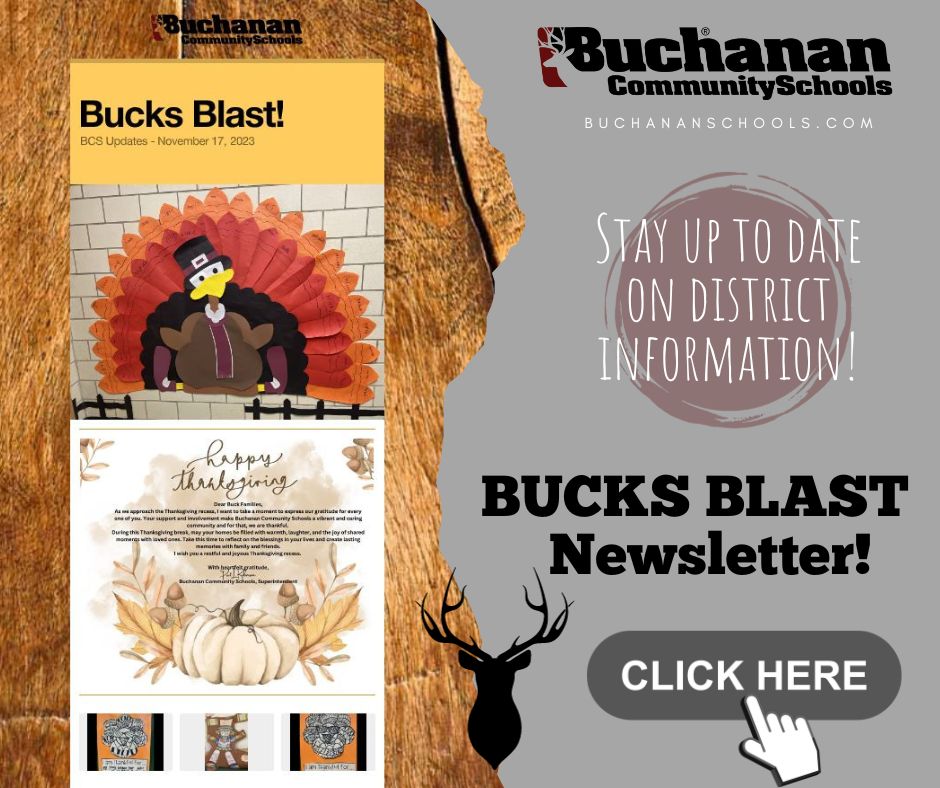 Image of Bucks Blast 11-17-2023 PDF - click here to stay up to date on district information