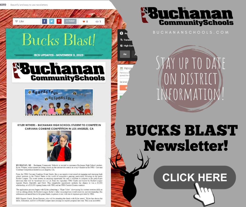 Bucks Blast November 3, 2023. Click here to stay up to date with the latest district information!