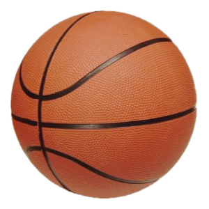 Image of a orange basketball.