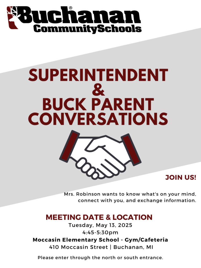 Image of Superintendent Buck Parent Conversations May 13, 2025 PDF