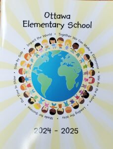 Ottawa Elementary School yearbook cover 2024-2025