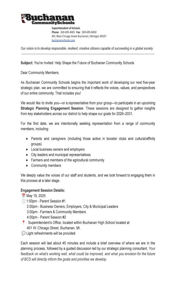 Image of 5-2-2025 Invitation to Engagement Session PDF