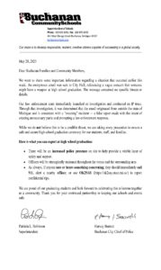 Image of 5-20-2025 Graduation 2025 Joint Community Message PDF