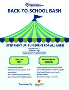 Image of Back to School Bash 2025 flyer PDF