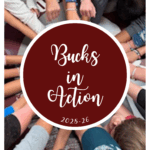 Bucks in Action 25-26, photo with students arms in the middle
