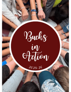 Bucks in Action 25-26, photo with students arms in the middle