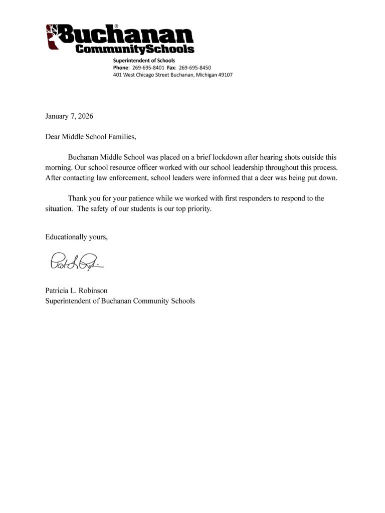 Image of BMS Lockdown 1-7-2026 PDF letter